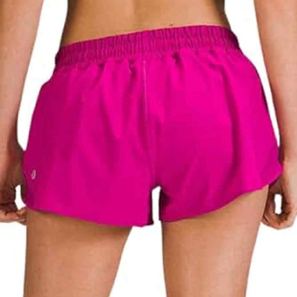 Lululemon Athletica Bright Pink Athletic Shorts - Picture 1 of 5
